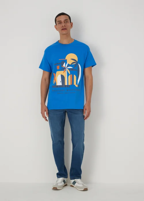 Bright Sapphire Manifest Happiness T-Shirt - S Image 4