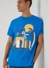 Bright Sapphire Manifest Happiness T-Shirt - S Image 1