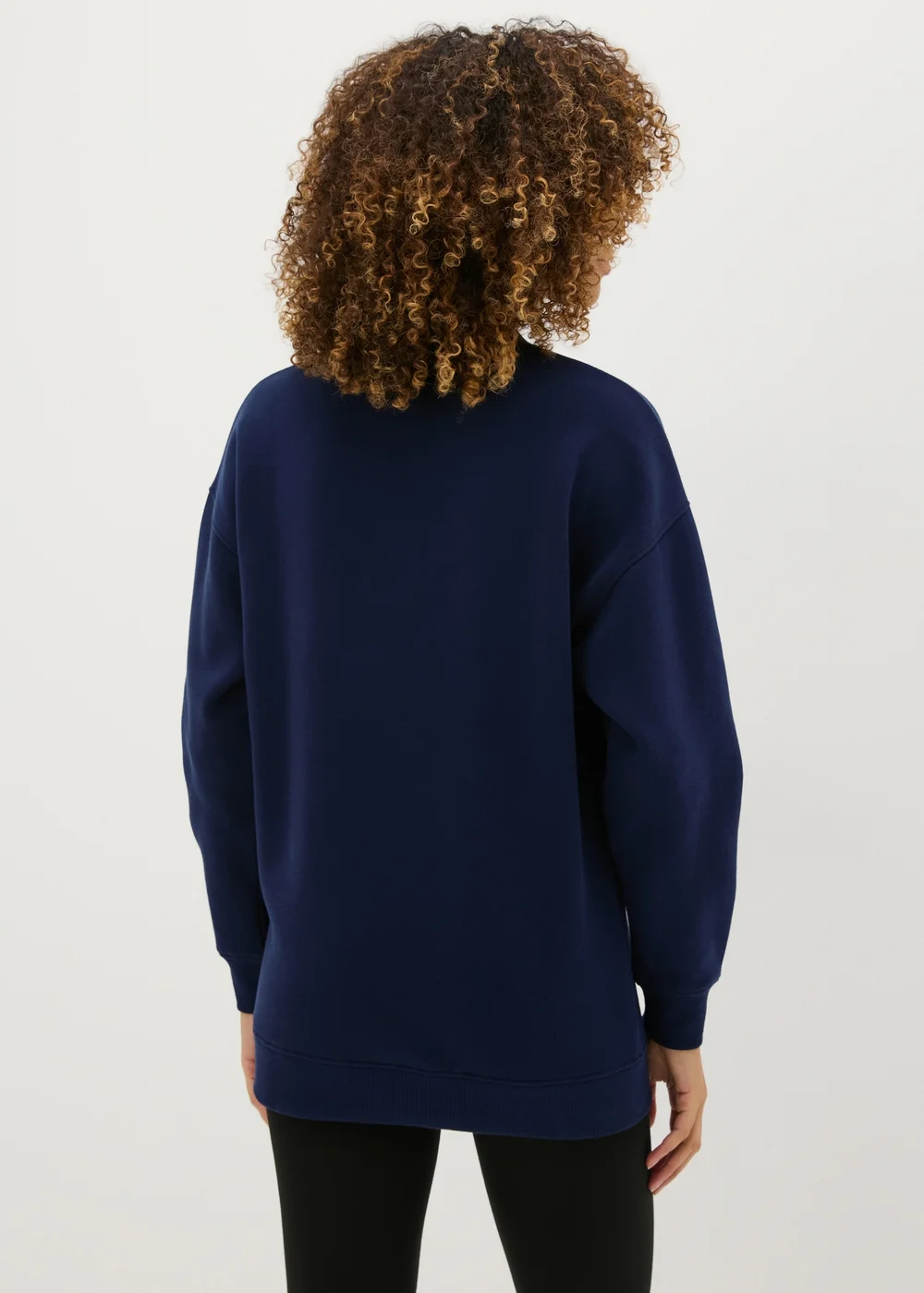 Navy Longline Sweatshirt - S Image 2