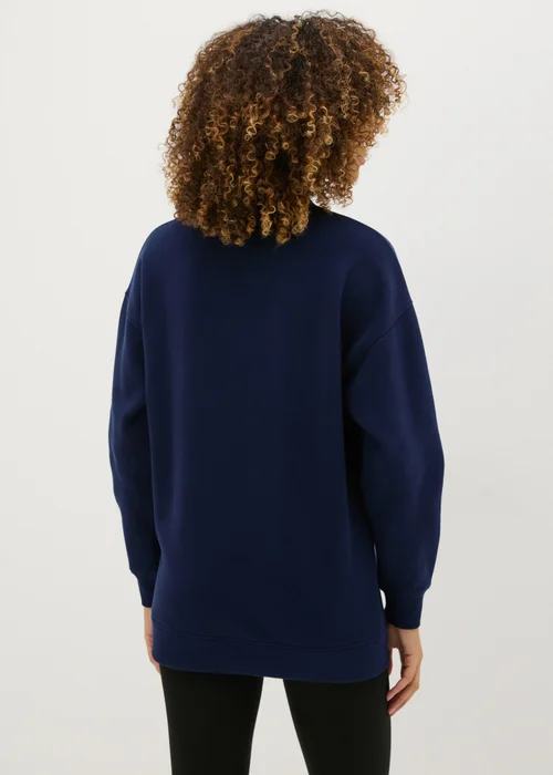 Navy Longline Sweatshirt - S Image 2