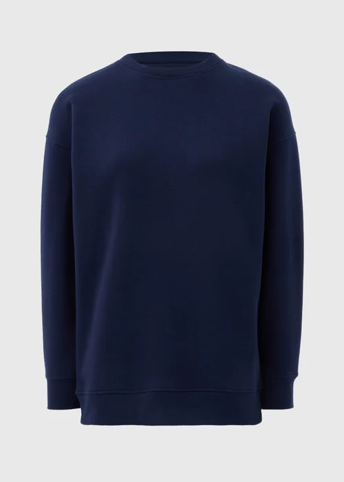 Navy Longline Sweatshirt - S Image 4