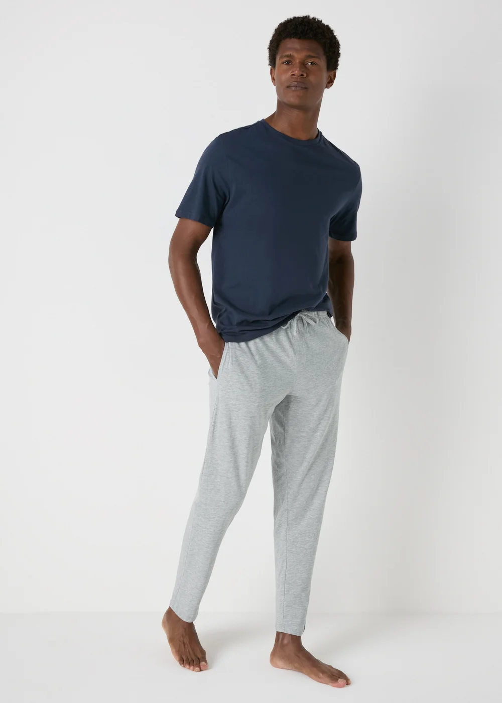 Navy Basic Pyjama Set - Extra small Image 2