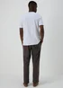 Brown Herringbone Pyjama Bottoms - Extra small Image 2