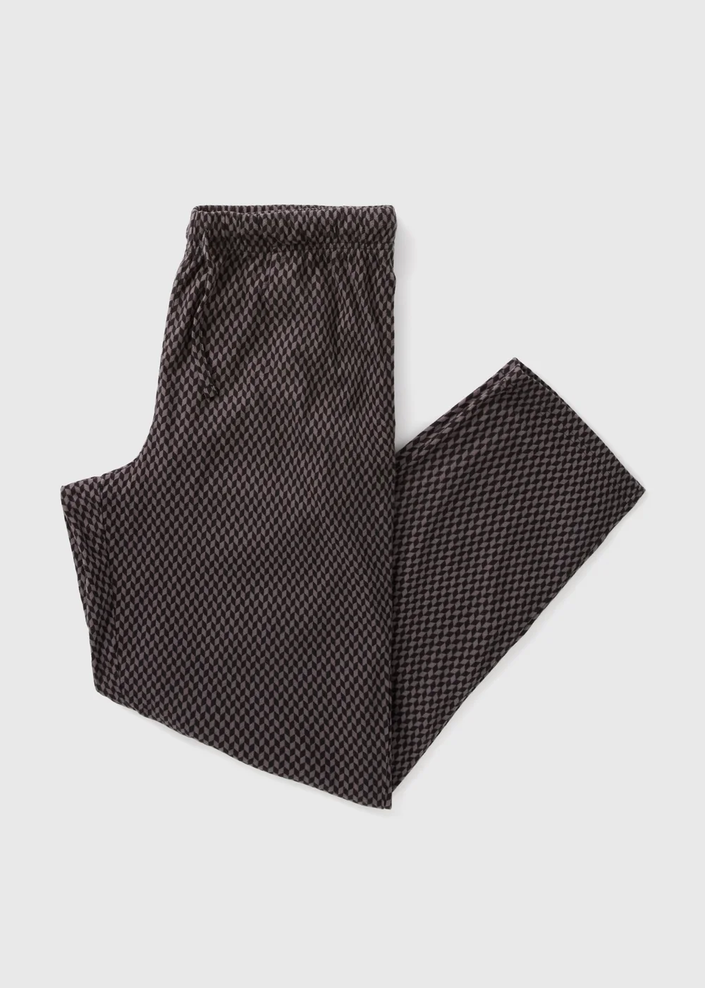 Brown Herringbone Pyjama Bottoms - Extra small Image 3
