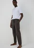 Brown Herringbone Pyjama Bottoms - Extra small Image 1