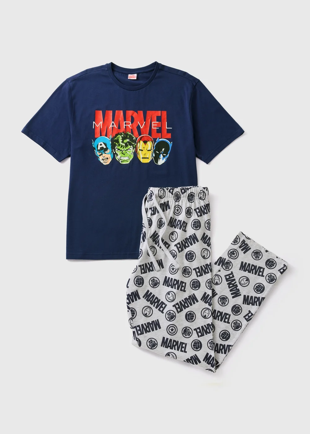 Navy Marvel Pyjama Set - Extra small Image 3