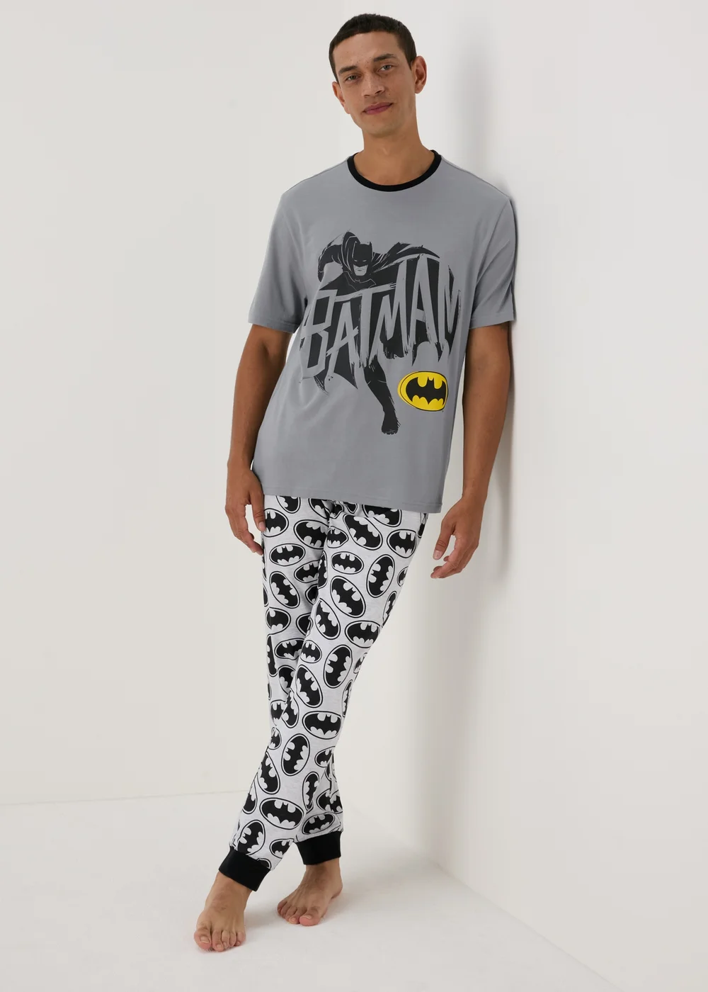 Grey Batman Pyjama Set - Extra small Image 1