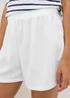 White Double Cloth Shorts - XS Image 3