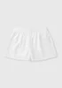 White Double Cloth Shorts - XS Image 4