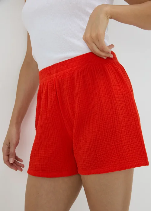 Red Double Cloth Shorts - Extra small Image 3