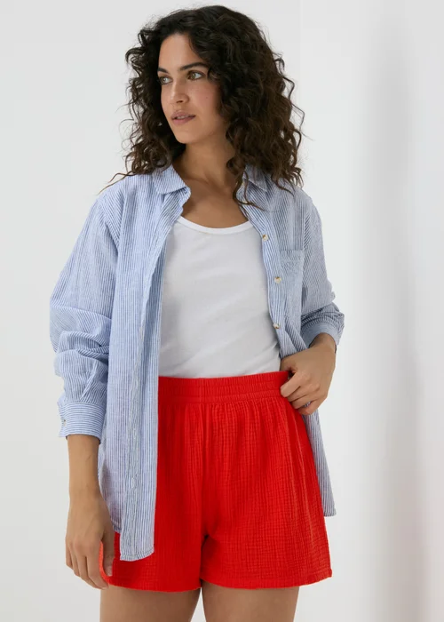 Red Double Cloth Shorts - Extra small Image 1