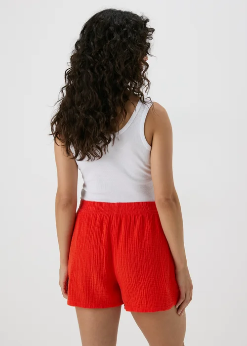 Red Double Cloth Shorts - Extra small Image 2