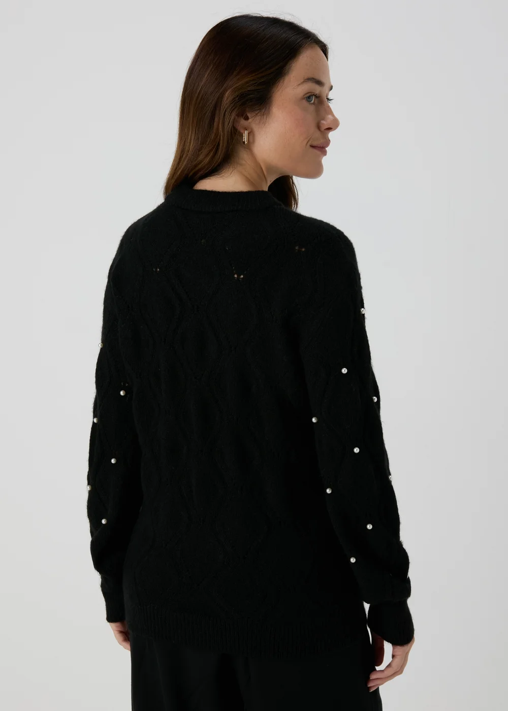 Black Pearl Embellished Jumper - XS Image 2