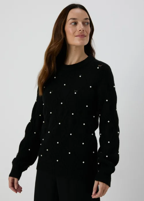 Black Pearl Embellished Jumper - XS Image 1