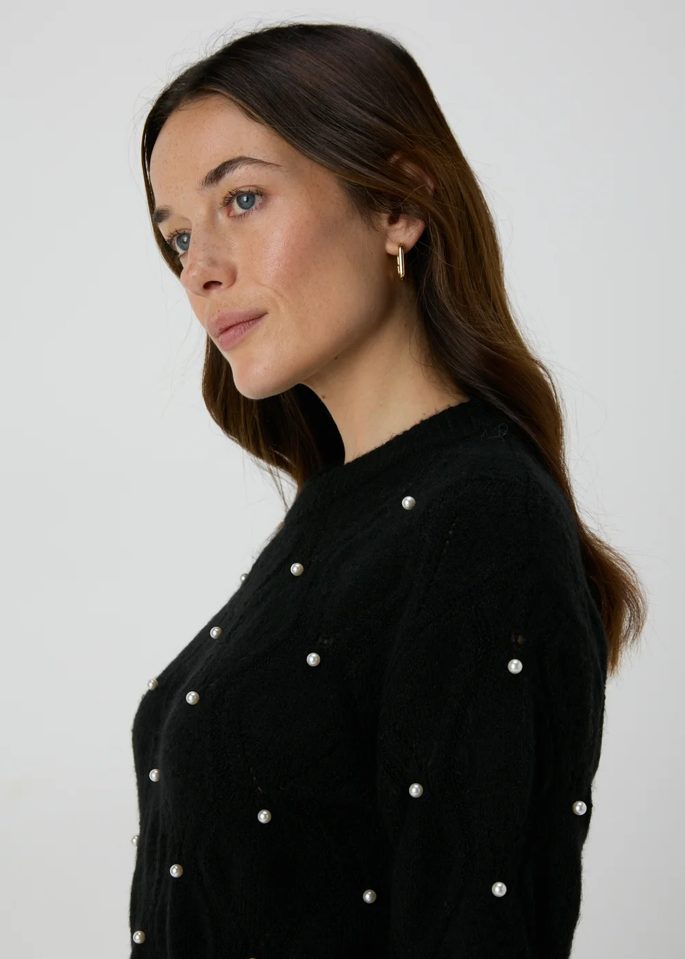 Black Pearl Embellished Jumper - XS Image 3