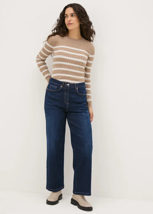 Neutral Baby Cable Stripe Jumper - 8 Image 1