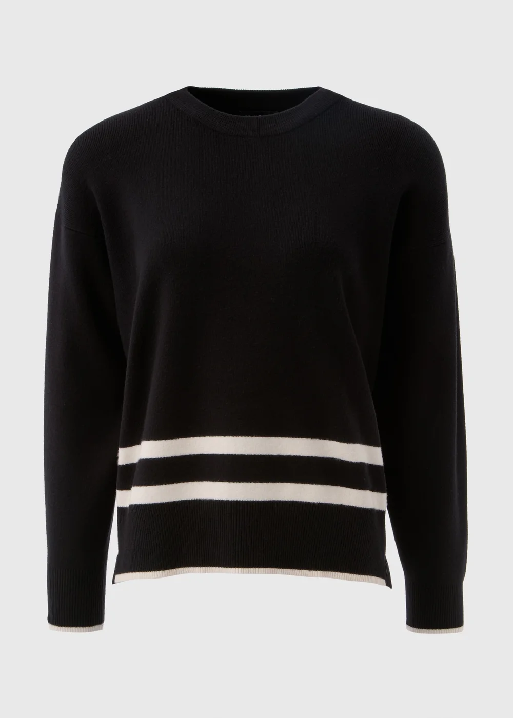 Et Vous Black Stripe Knitted Jumper - S Image 4