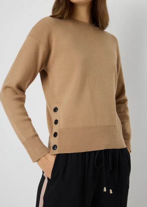Et Vous Camel Button Jumper - S Image 3
