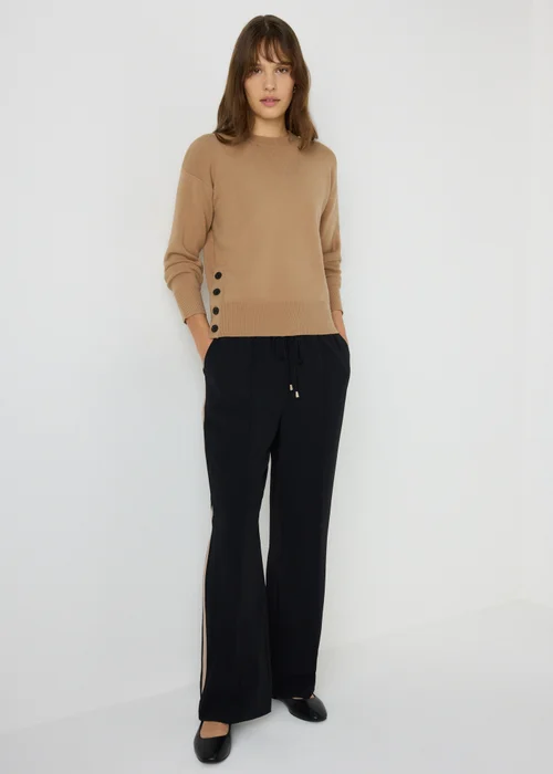 Et Vous Camel Button Jumper - S Image 1