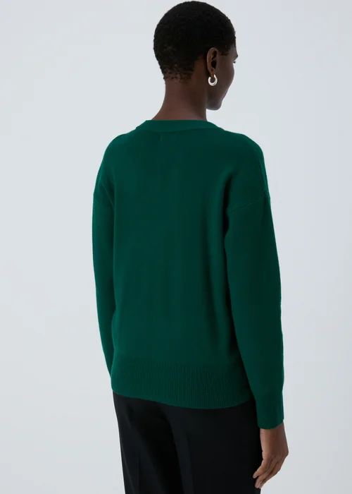 Et Vous Green Button Jumper - S Image 2