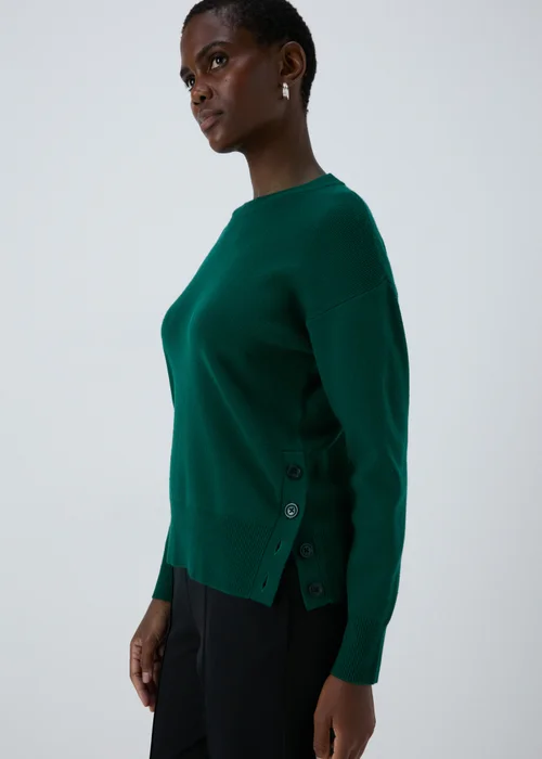 Et Vous Green Button Jumper - S Image 3