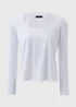Et Vous White Square Neck Top - Size 8 Image 4