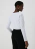 Et Vous White Square Neck Top - Size 8 Image 2