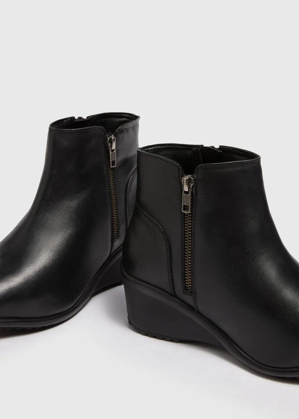 Black Wedge Ankle Boot - 3 Image 2