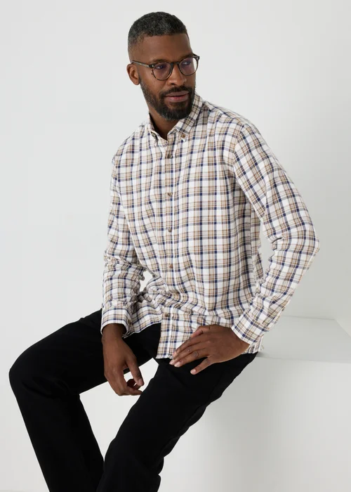 Stone Checked Shirt - S Image 1