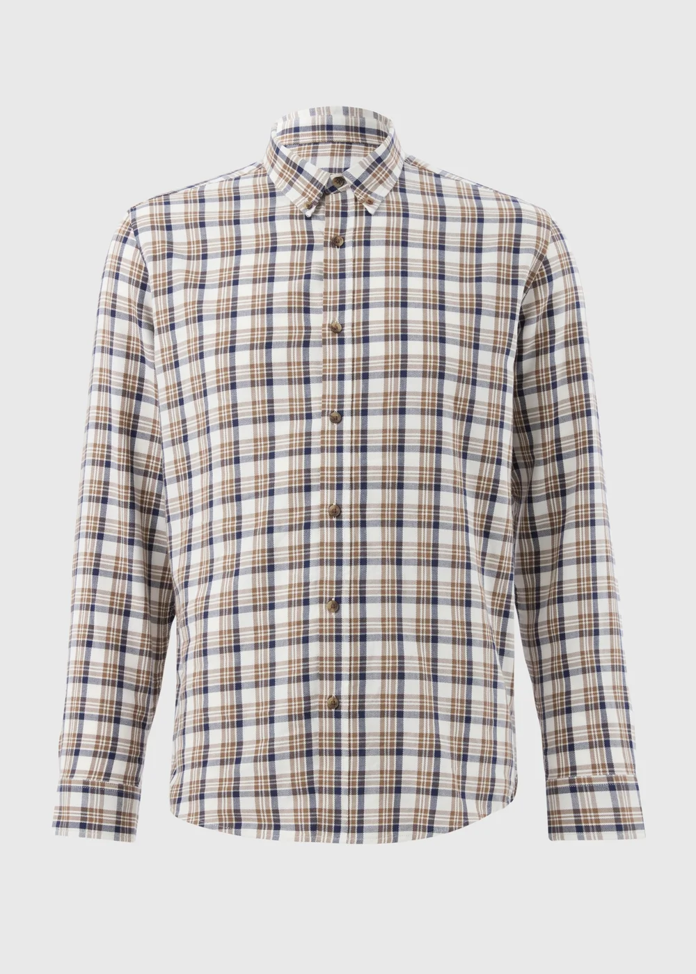 Stone Checked Shirt - S Image 4