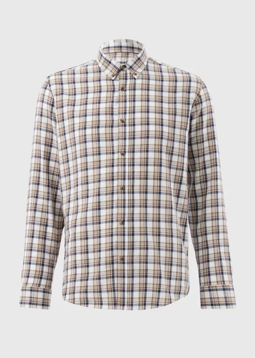 Stone Checked Shirt - S Image 4