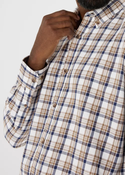 Stone Checked Shirt - S Image 3