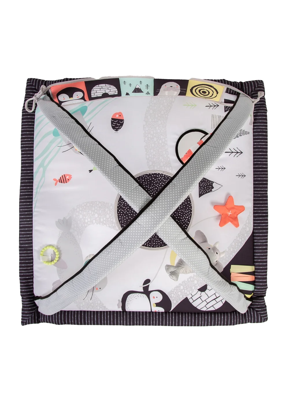 Red Kite Play Gym Arctic Dreams Padded (49cm x 79cm x 79cm) - One Size Image 3