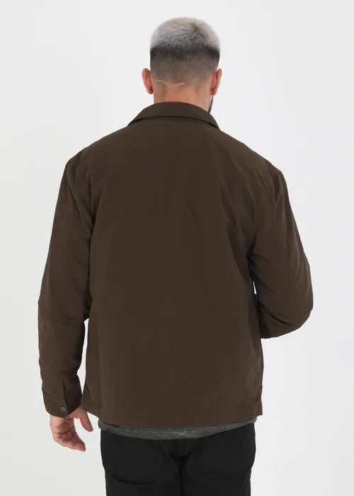 Brave Soul Brown Lightweight Shacket - S Image 2