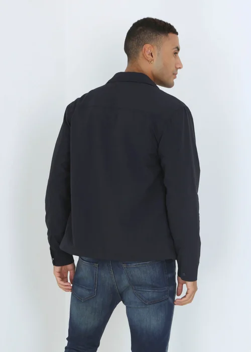 Brave Soul Navy Lightweight Shacket - S Image 2