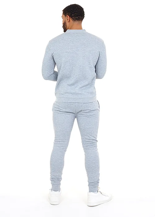 Brave Soul Grey Slim Fit Tracksuit - Extra Large Image 2