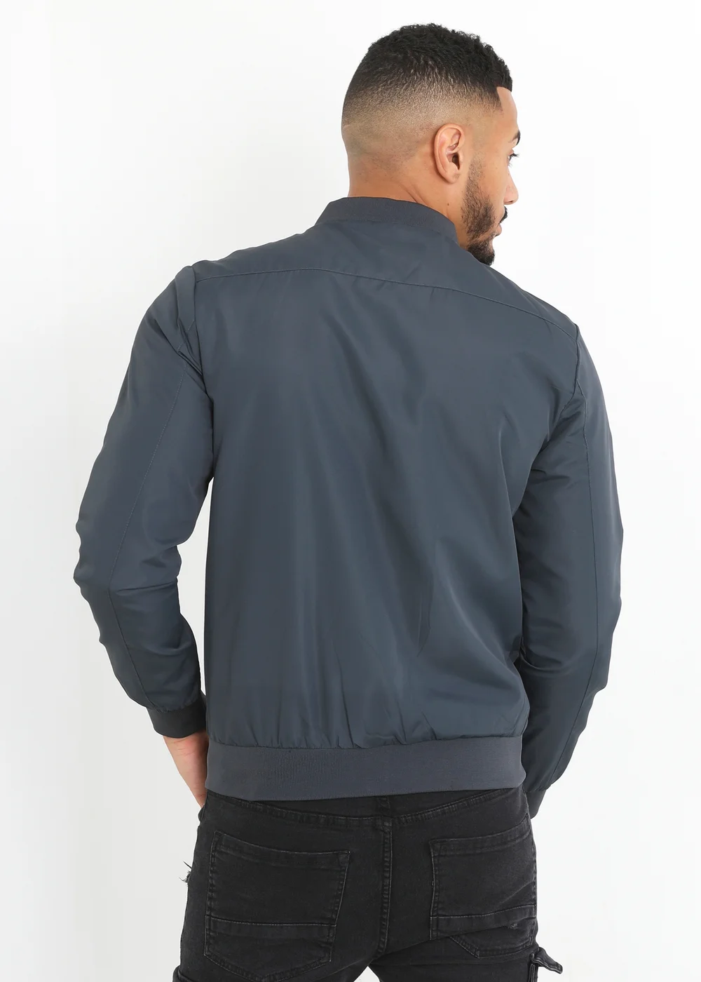 Brave Soul Charcoal Bomber Jacket - XL Image 2