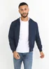 Brave Soul Navy Bomber Jacket - S Image 1