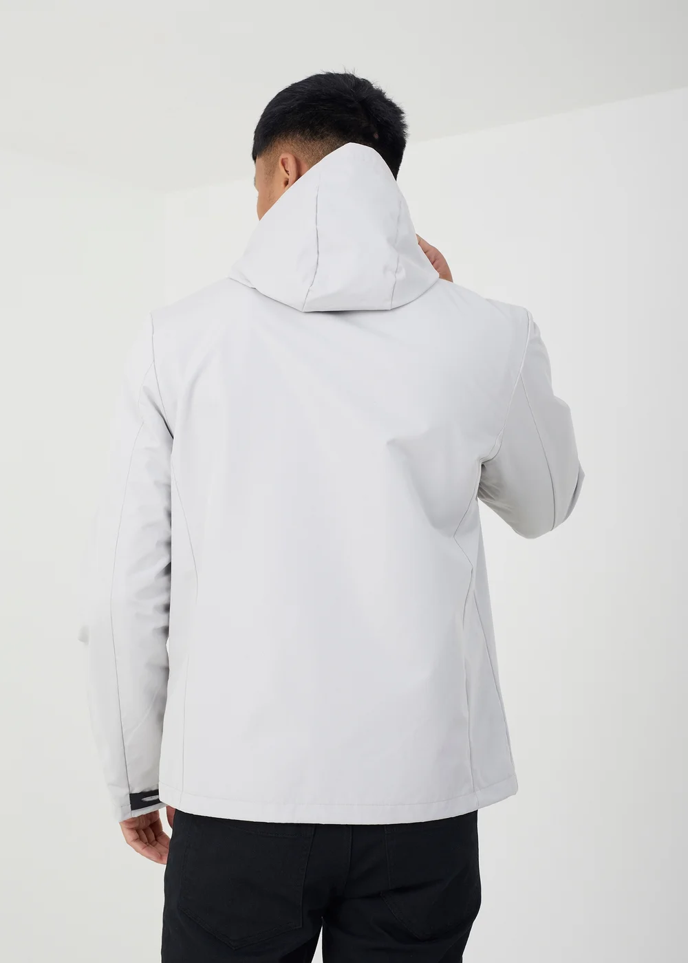 Brave Soul Stone Lightweight Hooded Jacket - S Image 2