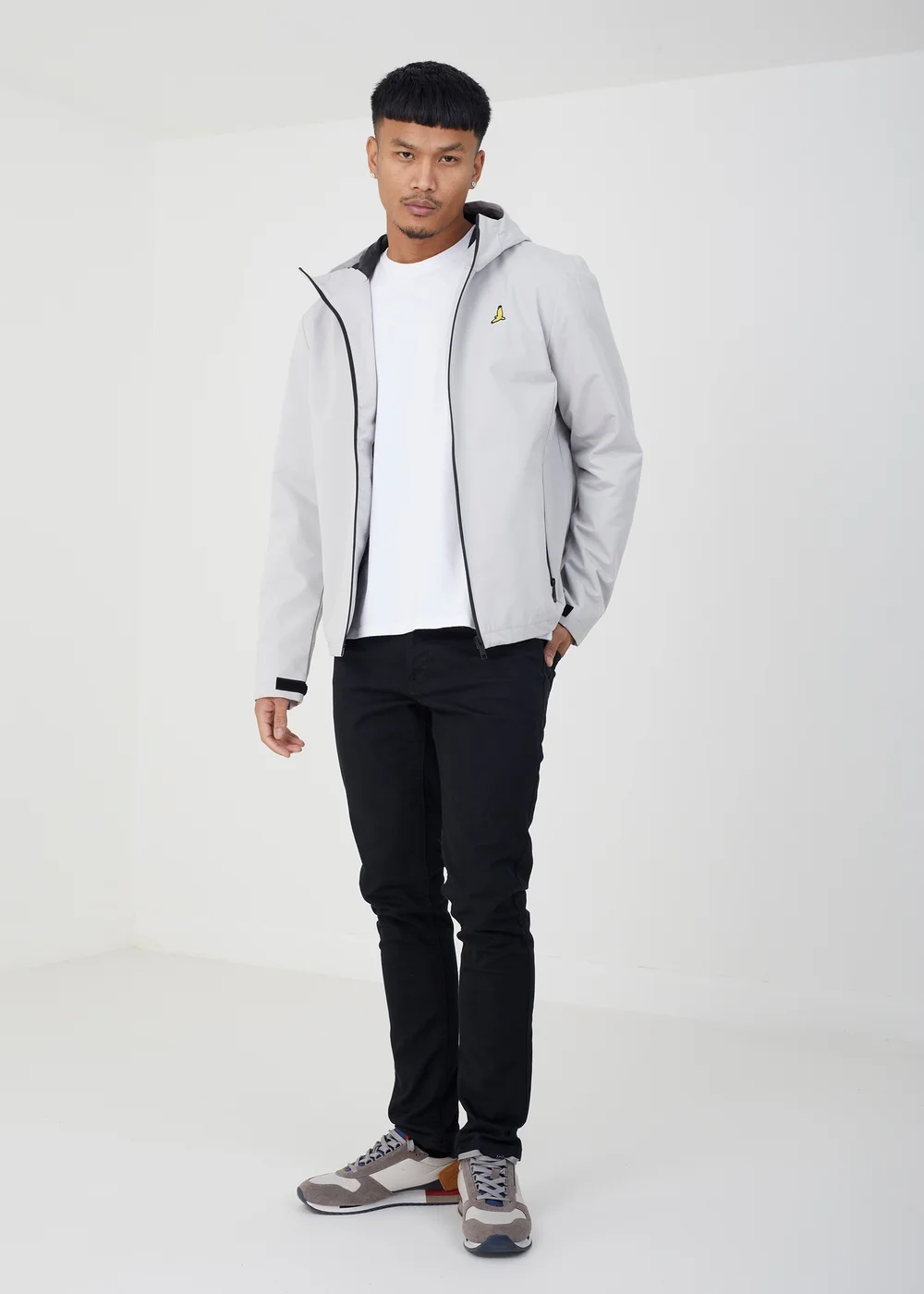 Brave Soul Stone Lightweight Hooded Jacket - S Image 3