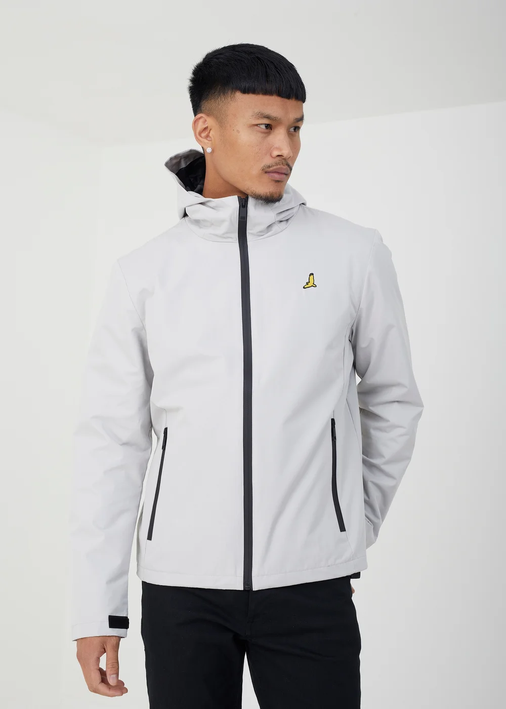 Brave Soul Stone Lightweight Hooded Jacket - S Image 1