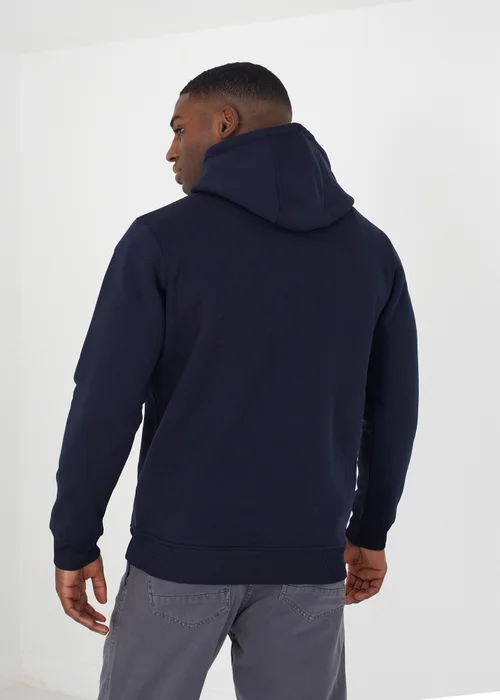 Brave Soul Navy Hoodie With Kangaroo Pocket - S Image 2