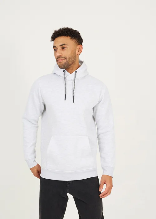 Brave Soul Ecru Hoodie With Kangaroo Pocket - L Image 1