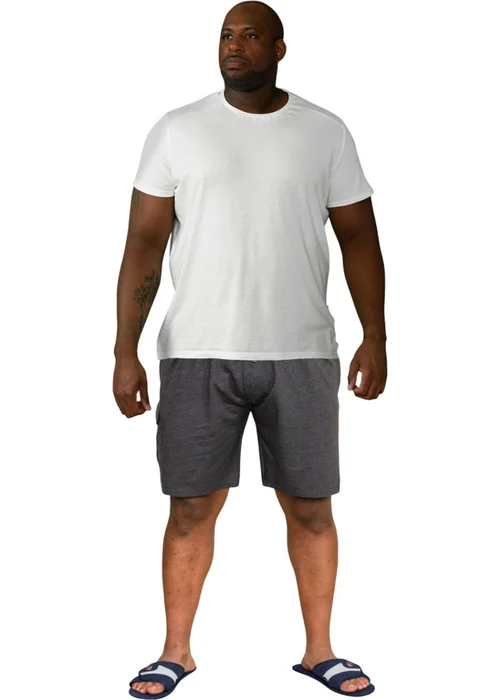 Duke Grey John Cotton Lightweight Kingsize Cargo Shorts - XL Image 1