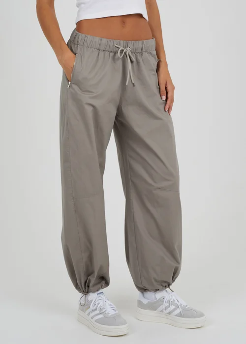 Brave Soul Grey Utility Style Adjustable Cargos - XS Image 1