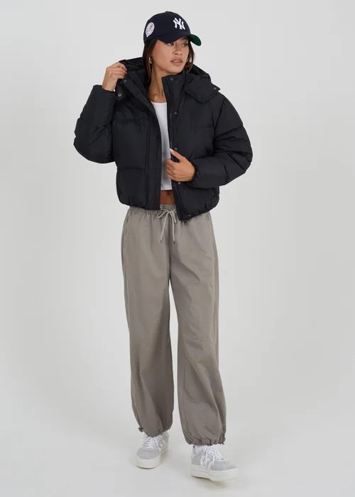 Brave Soul Grey Utility Style Adjustable Cargos - XS Image 3