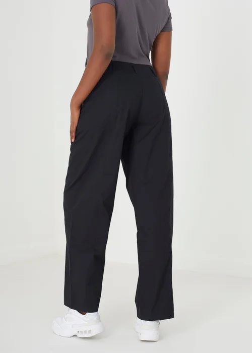 Brave Soul Black Straight Fit Utility Cargo Trousers - XS Image 2