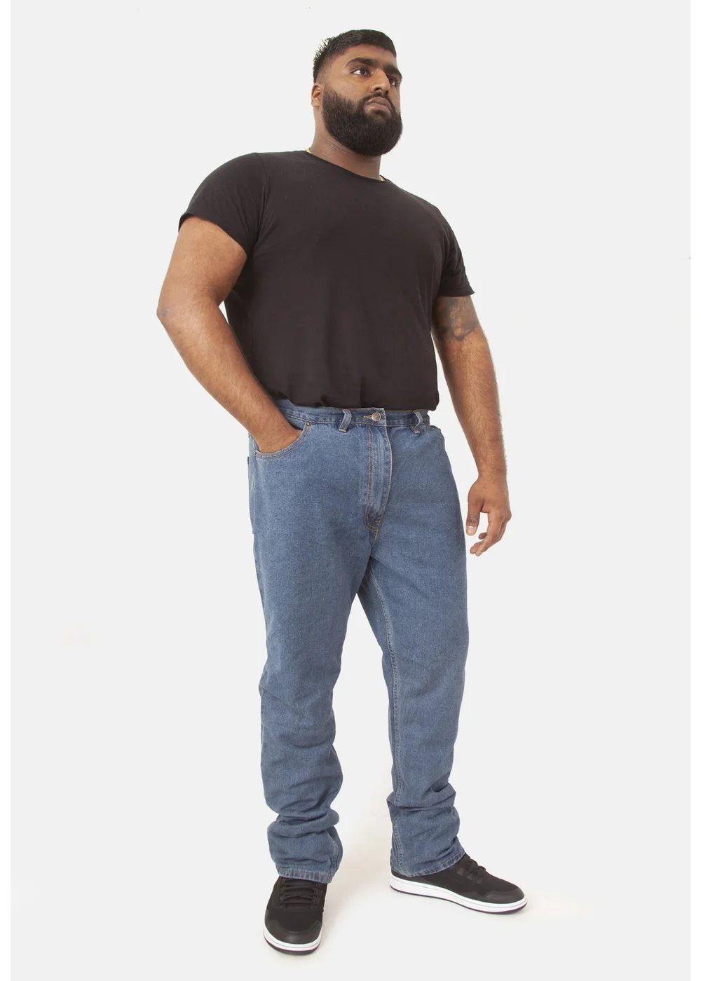 Duke Blue Rockford Carlos Kingsize Stretch Jeans - 42 waist 30 leg Image 1