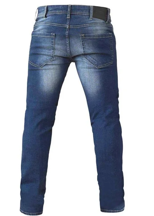 Duke Dark Blue Ambrose Kingsize Tapered Fit Stretch Jeans - 62 waist 30 leg Image 2