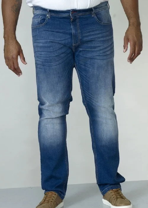 Duke Dark Blue Ambrose Kingsize Tapered Fit Stretch Jeans - 62 waist 30 leg Image 3